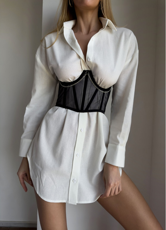 Gorset, podstawowy, czarny00-00003155