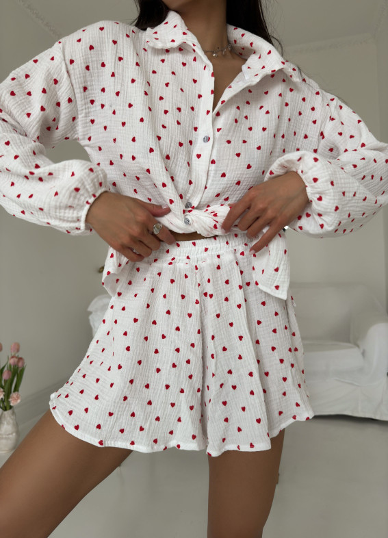 Polly, Pyjama, weiß00-00003973-k