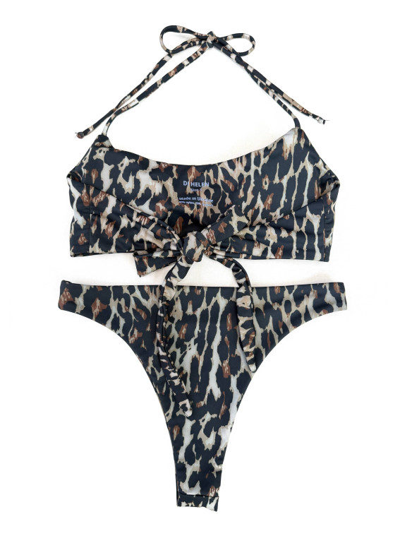 Leopardenmuster, Badeanzug, braun00-00004575-k