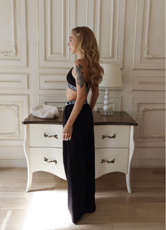 Leona, Pyjama, schwarz00-00005080-k
