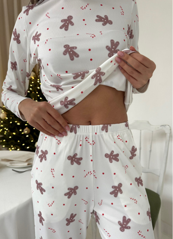 Ginger, pajamas, white00-00005160-k