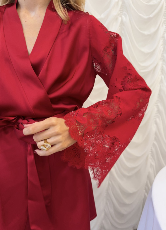 Nail, Bademantel, rot00-00005162