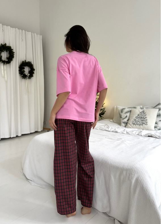 Medina, T-Shirt mit Schleife, Pyjama, bunt00-00005178-k