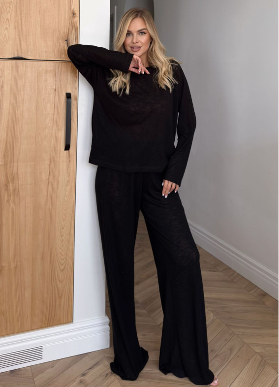 Calista, Pyjama, schwarz00-00005194-k