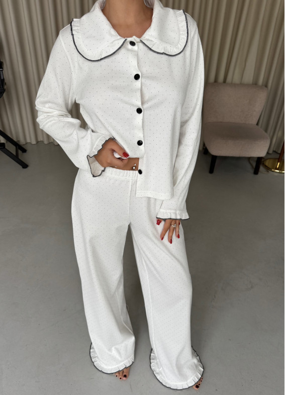 Tanita, Pyjama, weiß00-00005306-k