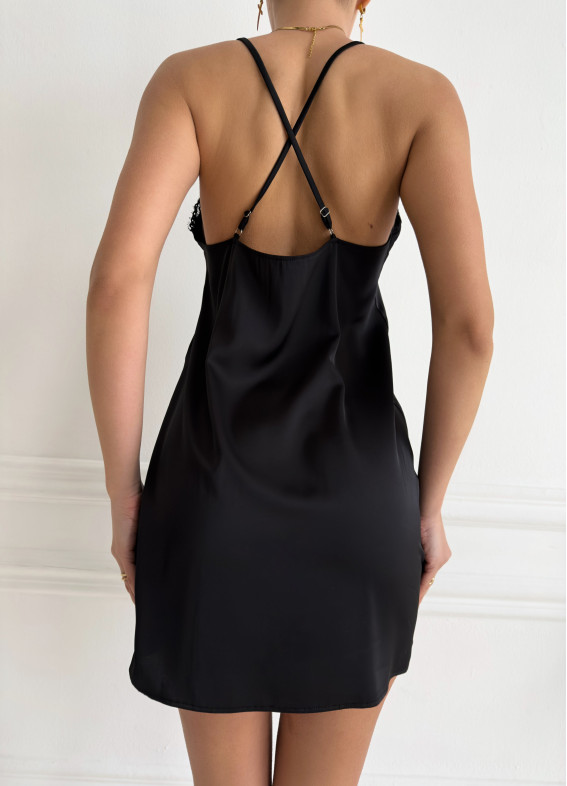 Esmi, koszula nocna, czarna00-00005452