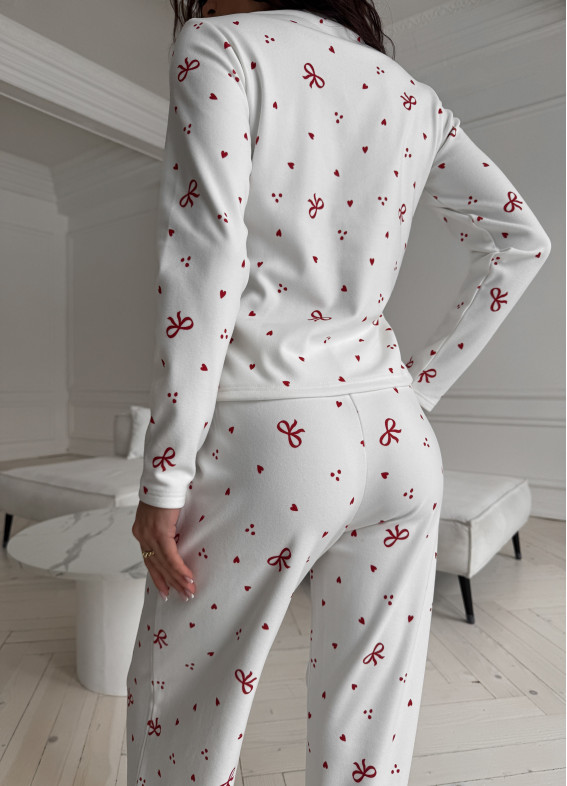 Jamie, Fleece-Schlafanzug, weiß00-00005453-k