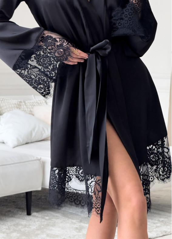 Esmi, szlafrok, czarny00-00005498