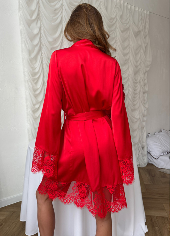 Esmi, szlafrok, czerwony00-00005498