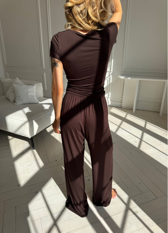 Кendy, piżamy, brązowa00-00005523-k