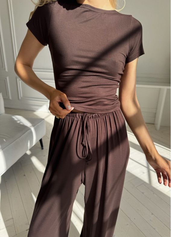 Кendy, piżamy, brązowa00-00005523-k