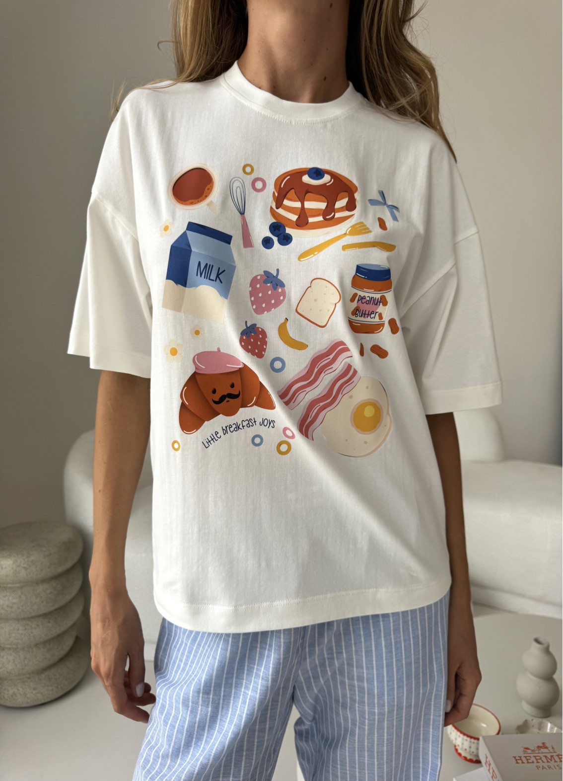 Women’s Breakfast joys Pajama Set with Pants, multicolorArticle: 00-00005559-k-12