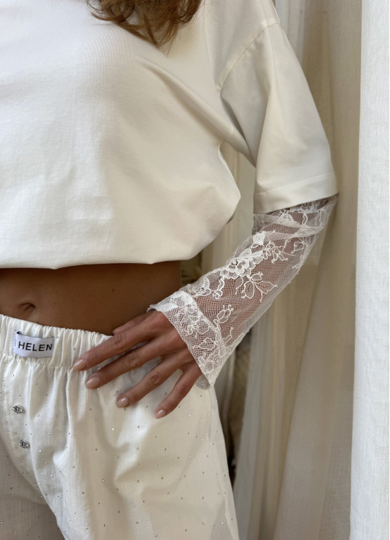 Charlize, Pyjama, milchig00-00005615-k