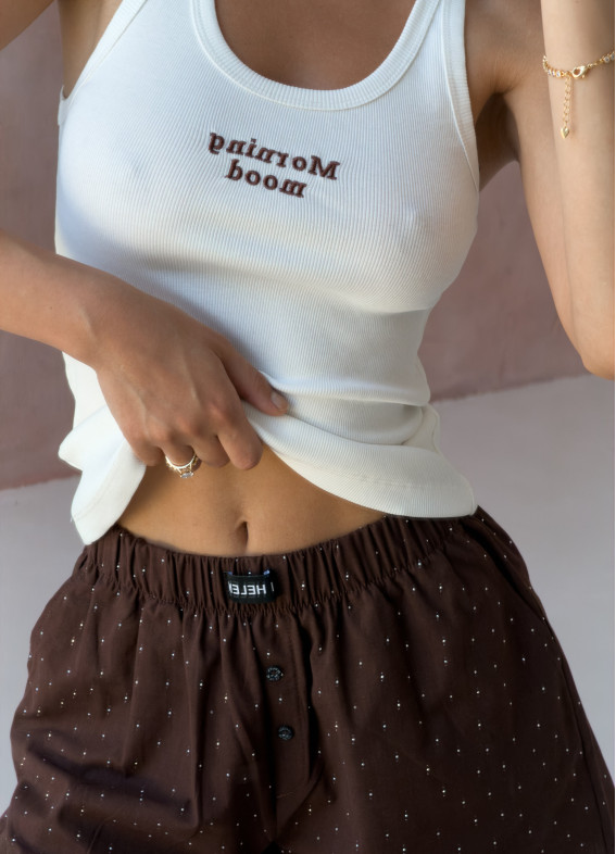 Morning mood, pajamas, brown00-00005690-k